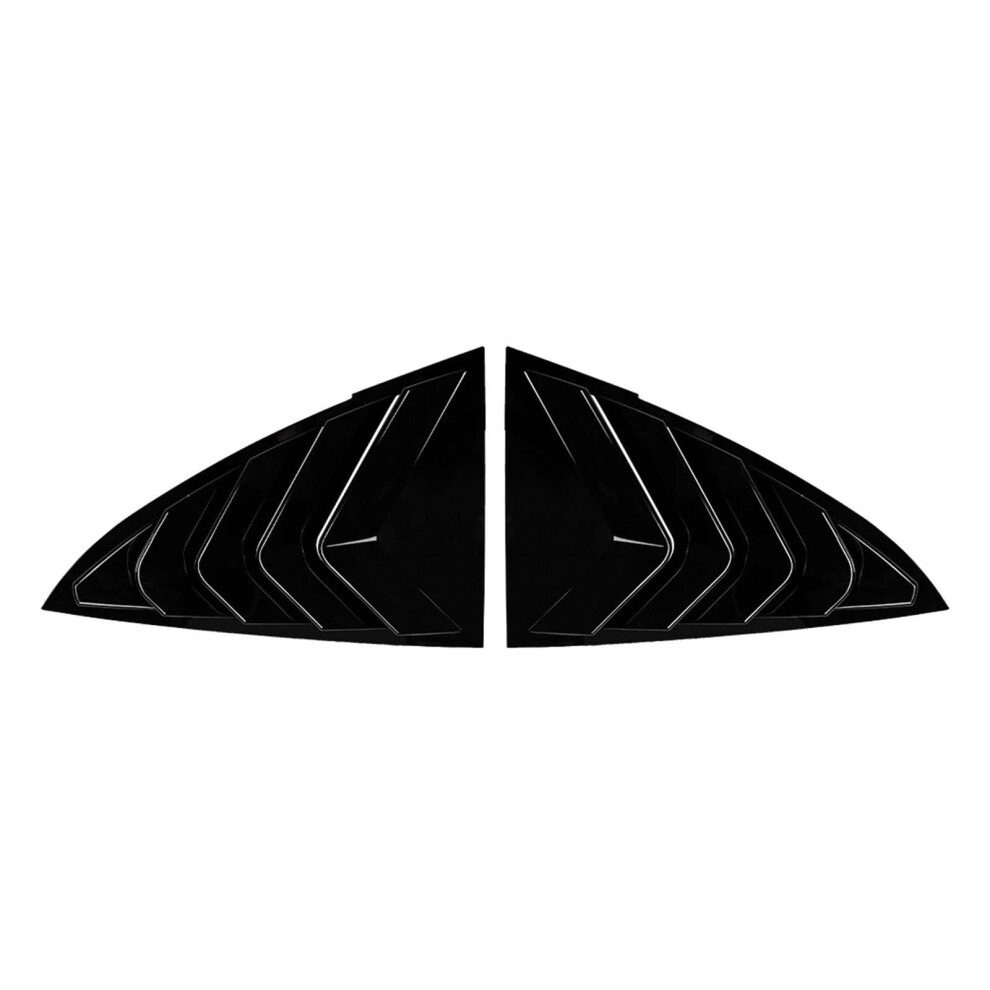 Window Sunshade For Tesla Model 3 And Model Y Rear Window Louver Shutter Cover Side Vent Black 9393856730315