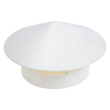 Exterior Vent Cover Pvc Roof Vent White 1set