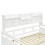 White Single Children's Bed with Storage&Bookshelf 7