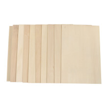 10 basswood-sperrholz, naturbelassene holzteile zum basteln