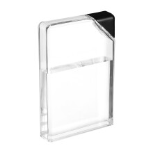 Transparente Flache Wasserflasche Aus Kunststoff Für Unterwegs