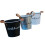 3-teiliges -Eimer-Set Eisen, retro, für und Garten 1