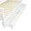 White Single Children's Bed with Storage&Bookshelf 9