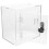 Donation Box Lock Ballot Container Clear Suggestion Raffle Boxes 11