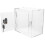 Donation Box Lock Ballot Container Clear Suggestion Raffle Boxes 5