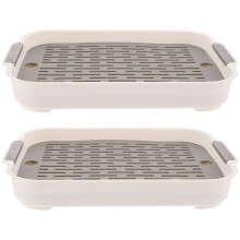 2 plastic luibak hamsters, konijnen en cavia's