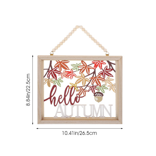 hängendes herbstschild rustikal für , fall und 2