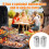 2Pcs Nonrust Steel Pepper Shakers Rustproof Spices Dispenser For 6