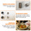 2Pcs Nonrust Steel Pepper Shakers Rustproof Spices Dispenser For 5
