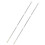 2Pcs Adjustable Clothesline Pole White Plastic Steel Durable Home Use 10