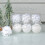 White Christmas Tree Ball Baubles 3pcs/box Decorations-style 1 4