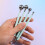 9Pcs Double Ended Pottery Texturing Tool Clay Dotting Tool for 5