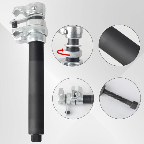 Shock Spring Compressor Tool 3-Piece Set Extendable Bracket Heavy-Duty Coil Spring For Car And Truck 1