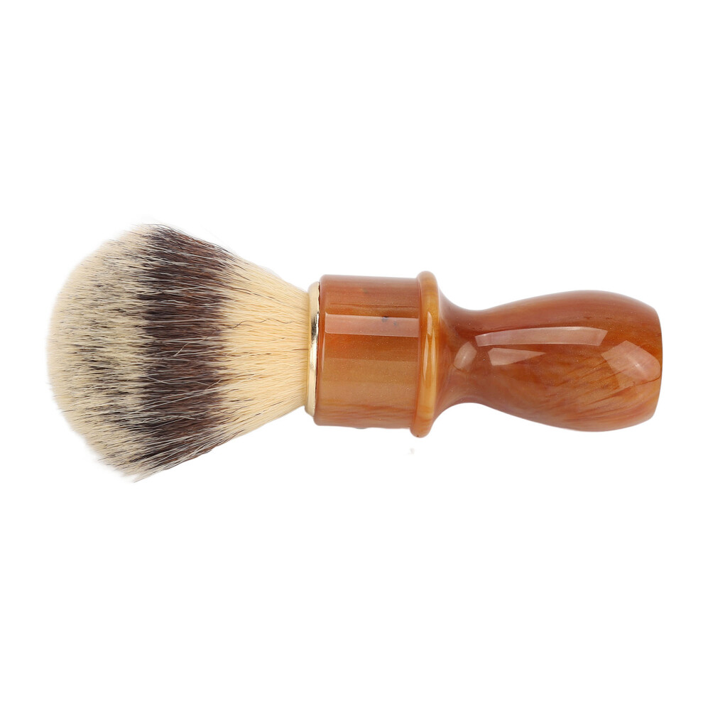 Unisex Ergonomic Resin Handle Men Shaving Brush Soft Hair Face Grooming Tool