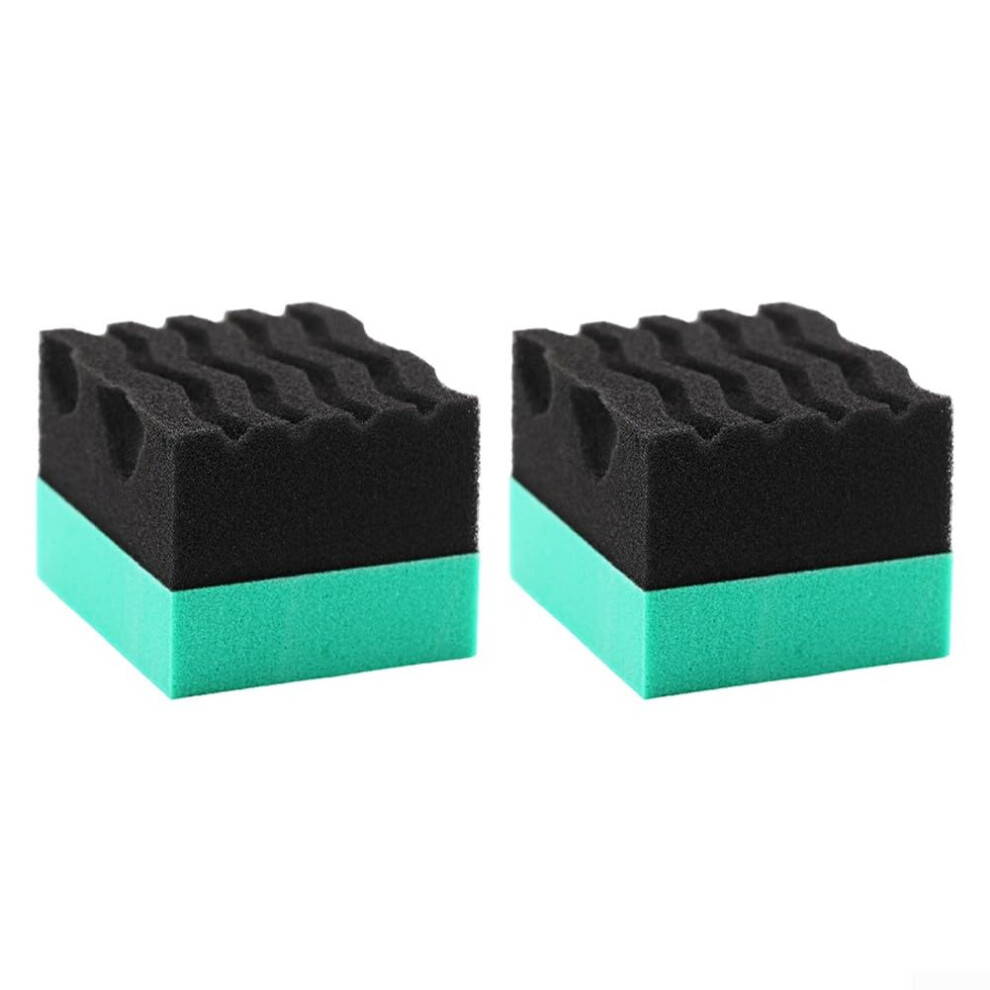 Waxing Sponge 2-Piece Handmade All-Purpose Scrubbing and Cleaning Durable Long-Lasting