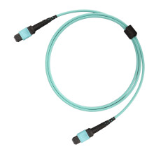 1M 8 Core MPO Fiber Cable - Seamless Data Transfer with OM3 Technology
