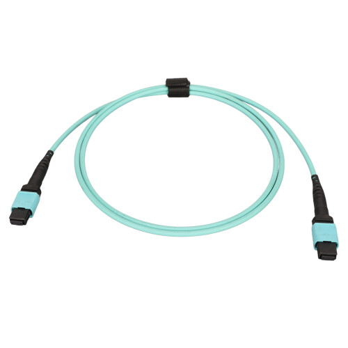 1M 8 Core MPO Fiber Cable - Seamless Data Transfer with OM3 Technology 2