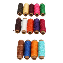 150D gewachster Faden, 15 Farben, 55yd Leder-Nähgarn für DIY-Handwerksprojekte