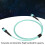 1M 8 Core MPO Fiber Cable - Seamless Data Transfer with OM3 Technology 12