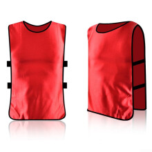 Polyester Mesh Sports Training Bibs Vest For Soccer Football Rugby Breathable Loose-Fit Quick-Dry 4 Pack