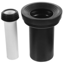 2Stck. Home Toilet Spülung Wandablauf Spülrohr Toilettenzubehör