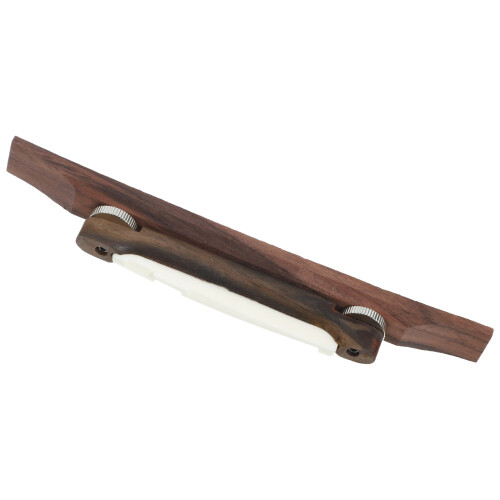 gitarrenbrücke mit palisander und knochen sattel