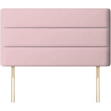 (King Pink)Plush Velvet Horizontal Lined Headboard