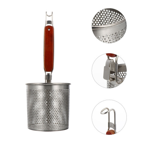 Küchen Koch Bratensieb Silber 2