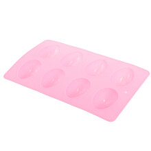 8 Hohlräume, Ei-Form, Silikonform Für Ostereier, Kuchen,