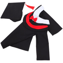 kinder absolventenrobe mit schärpe quaste rot 120 cm