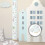 Butterfly Printing Groeimeter Kinderkamer Meetlat 8