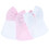 3 elastische pasgeboren mutsen baby met grote strikken 6