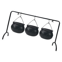 3 Pcs Halloween Decorations Witches Cauldron Candy Serving Bowls