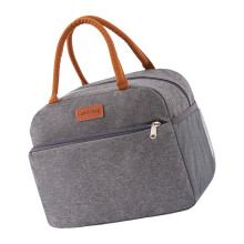 Sturdy Leak proof Lunch Box Organizers Easy cleaning-Gray