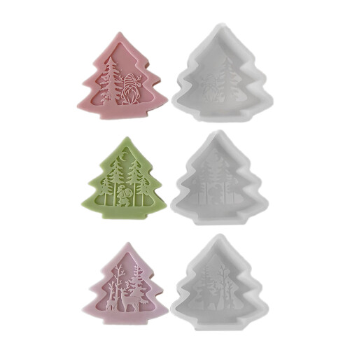Easy Demold Silicone Mold Christmas Tree Shaped Mould-Section B 1