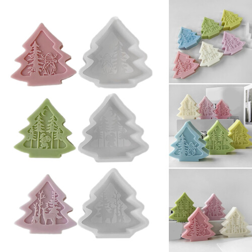 Easy Demold Silicone Mold Christmas Tree Shaped Mould-Section B 2