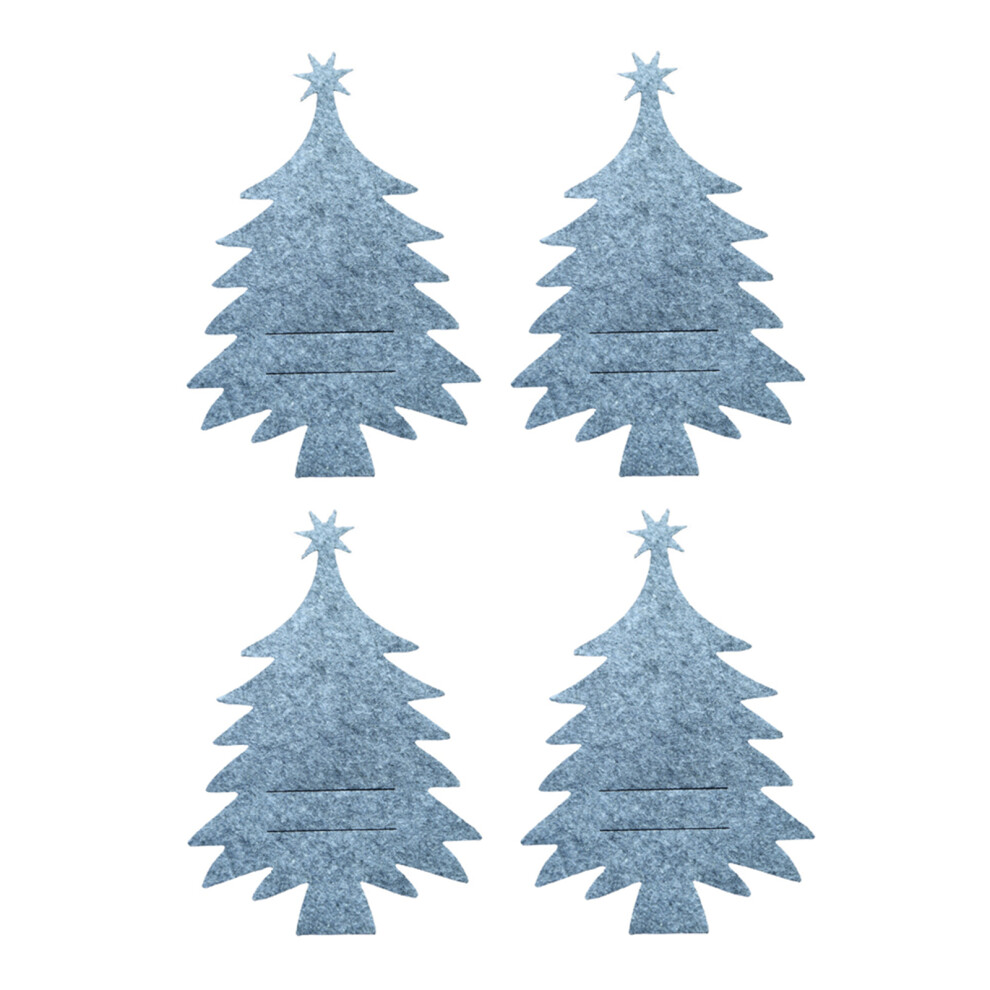 4pcs Christmas Tree Cutlery Holder for Kitchen Tableware-Gray-image-OPC-PMH8MNP-NEW