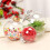 6xRemovable Cap Pendant Empty Christmas Tree-Silver 8cm 7