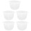 5Pcs Silicone Bröstpump Tillbehör Elektriska Transparenta 7