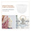 5Pcs Silicone Bröstpump Tillbehör Elektriska Transparenta 9