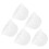 5Pcs Silicone Bröstpump Tillbehör Elektriska Transparenta 3