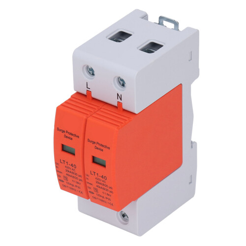 AC Surge Protector 2P 36mm Rail 420V Flame Retardant Device