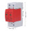2P Surge Protector 385V/60KA IP20 36mm Rail Mount 6