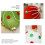 Sphère à bulles colorée, 1 boîte,-Rouge vert et blanc 5