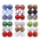 Sphère à bulles colorée, 1 boîte,-Rouge vert et blanc 2