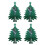4pcs Christmas Tree Cutlery Holder for Kitchen Tableware-Gray 6