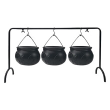 3 stuks Halloween-decoraties Heksenketel Snoepserveerschalen op
