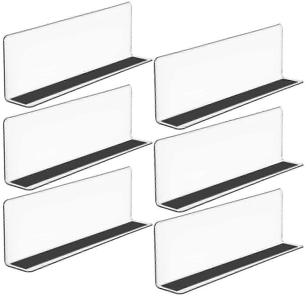 Right-angle shelf divider to optimize space in stores