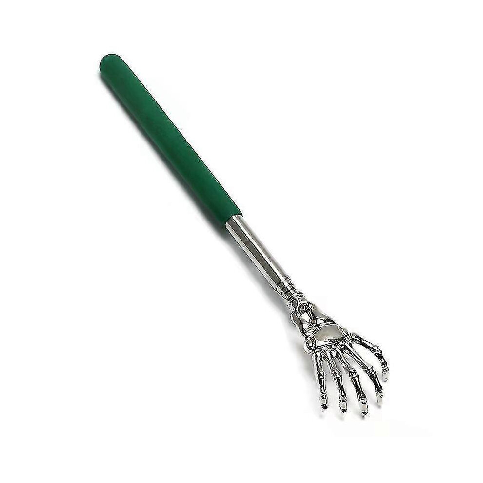 Telescopic Back Scratcher | Portable Massage Stick (Green) Green