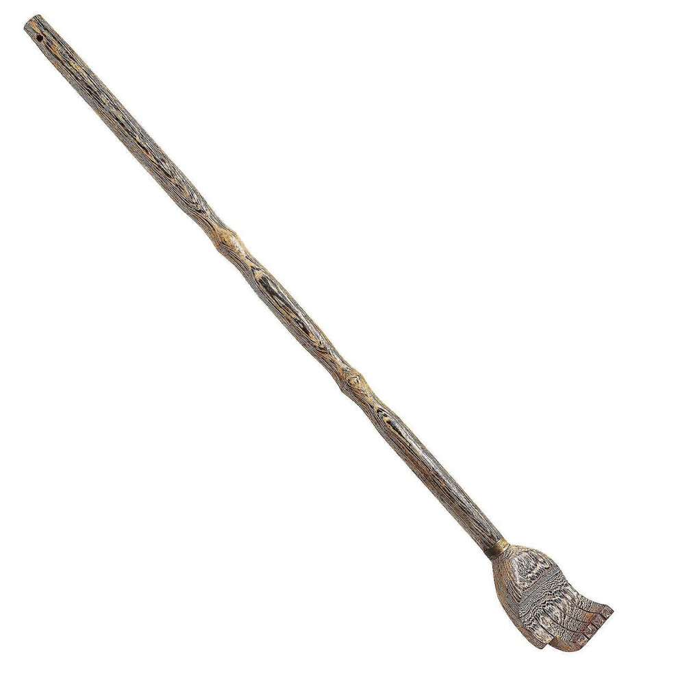 Traditional wooden finger-shaped back scratcher for massaging the body and relieving itching
